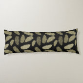 GoldAquarell-Federn Seitenschläferkissen (Rückseite)