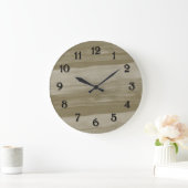 GoldAquarell Große Wanduhr (Zuhause)