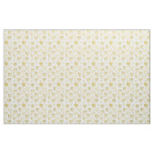 GoldAquarell-Herzen Stoff (Fat Quarter (45,7 x 55,9 cm))