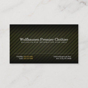 GoldArmani Anzugs-Geschäfts-Karten Visitenkarte