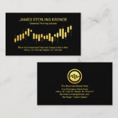 Goldaufwärtstrend Visitenkarte (Vorne/Hinten)