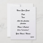 Goldaufzeichnung - Party-Einladung - SRF Einladung (Rückseite)