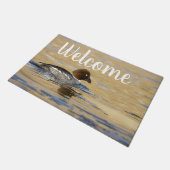 Goldaugenente Fußmatte (Schrägansicht)