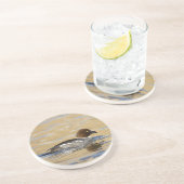 Goldaugenente Getränkeuntersetzer (Seite)