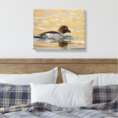 Goldaugenente Leinwanddruck (Insitu (Schlafzimmer))