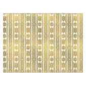 Goldaztekisches peruanisches Stammes- Muster Tischdecke (Vorderseite (Horizontal))