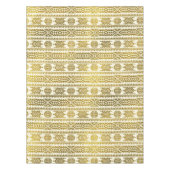 Goldaztekisches peruanisches Stammes- Muster Tischdecke (Vorderseite)