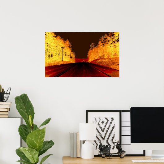 Goldbahnen Poster (Heimbüro)