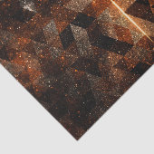 Goldbalken im geometrischen funkelnd Universum Seidenpapier (Ausschnitt)