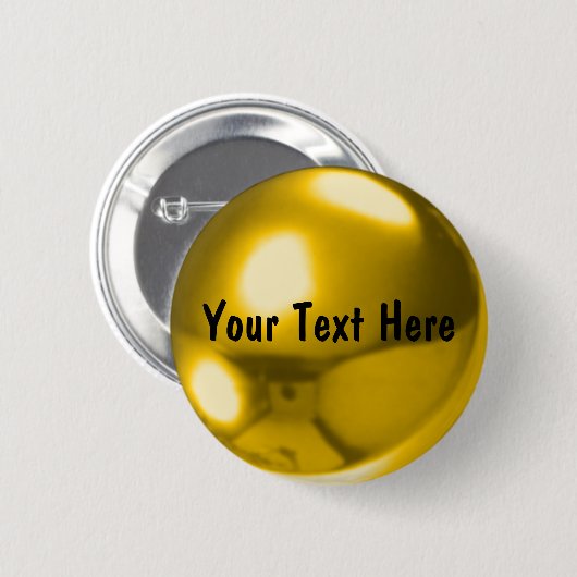 Goldball individuell anpassbar button (Vorne & Hinten)