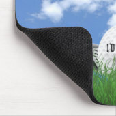 Goldball mit Club of Grass Mousepad (Ecke)