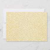 Goldballon Baby Dusche Foto Einladung (Rückseite)