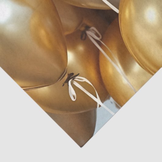 Goldballonpapier Seidenpapier (Ausschnitt)