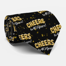 Goldballons Cheers bis 40 Jahre 40. Geburtstag