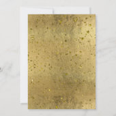 Goldballons jubeln 40 Jahre 40. Geburtstag Foto Einladung (Rückseite)