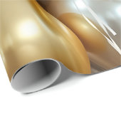 Goldballons, Umhüllungspapier Geschenkpapier (Rolleneckpunkt)
