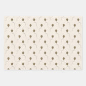 Goldballons und Funkelnd Sky Wedding Geschenkpapier Set (Vorderseite)