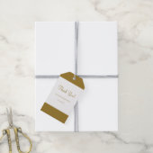 Goldbar Minimalist Modern Geschenkanhänger (Mit Garn)