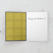 GoldBar Mitzvah/Davidsstern Karte (Innenseite)