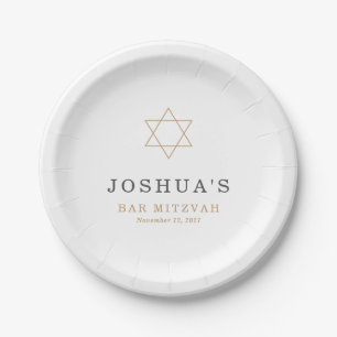 GoldBar Mitzvah Pappteller