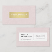 GoldBar Visitenkarte (Vorne/Hinten)