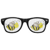 Goldbarbe-Hummel Honey Bees Insect Buzz Partybrille (Vorderseite)