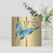 Goldbarmherzige Frauen 50. Geburtstagsparty Einladung (Stehend Vorderseite)