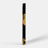 Goldbarock, Ornamentale Elemente. iPhone Hülle (Rechte Seite)