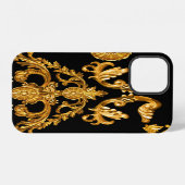 Goldbarock, Ornamentale Elemente. iPhone Hülle (Rückseite (Horizontal))