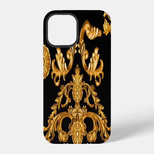Goldbarock, Ornamentale Elemente. iPhone Hülle (Rückseite)