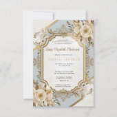 Goldbarren Bridgerton Brautparty Invit Einladung (Vorderseite)