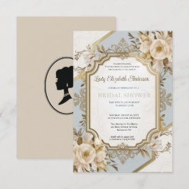 Goldbarren Bridgerton Brautparty Invit Einladung