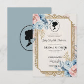 Goldbarren Bridgerton Brautparty Invit Einladung (Vorne/Hinten)