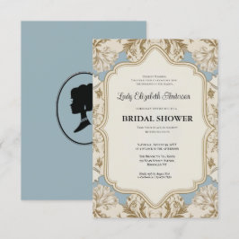 Goldbarren Bridgerton Brautparty Invit Einladung