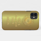 Goldbarren-goldener Art iPhone 5 Kasten Case-Mate iPhone Hülle (Rückseite (Horizontal))