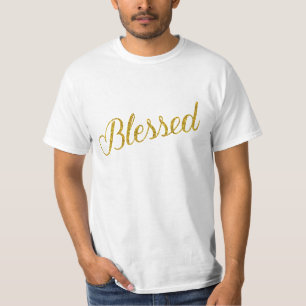 Goldbarren-Imitat-Glitzer Metallische Sequenzen T-Shirt