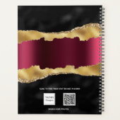 Goldbarren-Marmorname Planer (Rückseite)