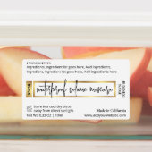 Goldbarren oder Lash Serum Kosmetische Tube Mascar Etiketten (Befestigt)