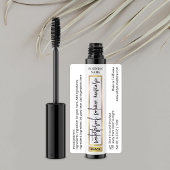 Goldbarren oder Lash Serum Kosmetische Tube Mascar Etiketten