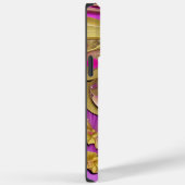 Goldbarren - Personalisierter Name in heißen rosa Case-Mate iPhone Hülle (Rückseite / Rechts)