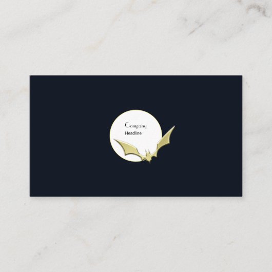 Goldbarren Visitenkarte (Vorderseite)