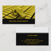 Goldbarren Visitenkarte- Visitenkarte (Vorne/Hinten)