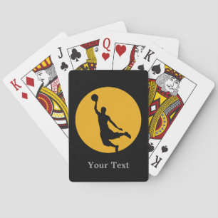 Goldbasketball-Kreis personalisiert Spielkarten