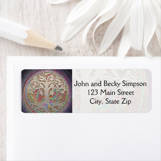 Goldbaum mit Butterly (Insitu)