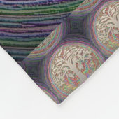 Goldbaum mit Butterly Fleecedecke (Ecke)