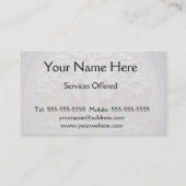 Goldbaum mit Butterly Visitenkarte (Rückseite)