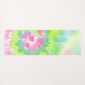 Goldbaum-Silhouette, farbenfrohe Regenbogen-Gefärb Yogamatte (Rückseite (Horizontal))