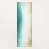 Goldbaum-Silhouette, Ombre Yoga Yogamatte (Rückseite)