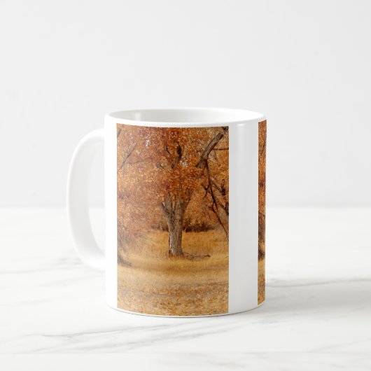 Goldbäume Kaffeetasse (Vorderseite Links)