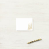 Goldbäume Posten-it® Anmerkungen Post-it Klebezettel (Auf Schreibtisch)